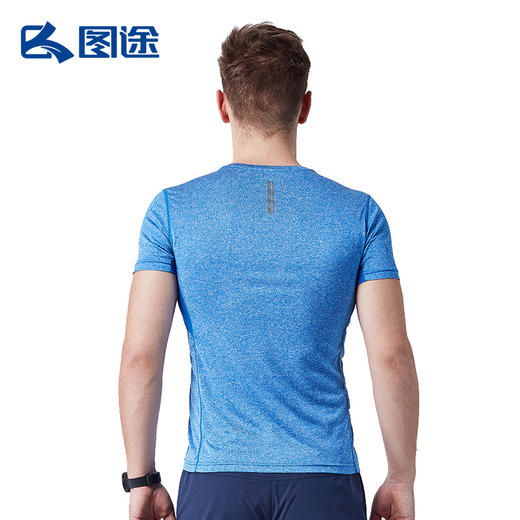 Senselead森力/男式速干圆领短T恤 SSAJG81013 商品图3