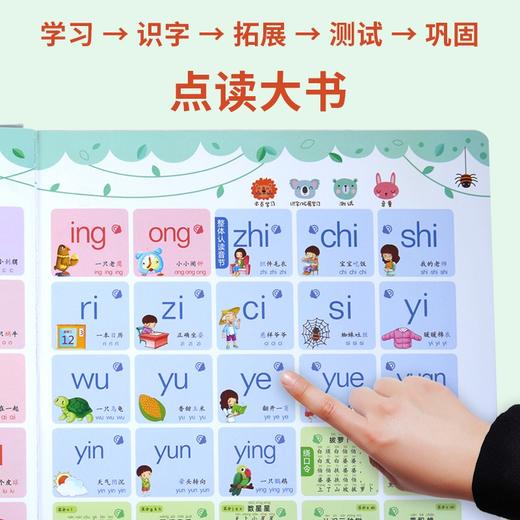 (仓发) 发声书 有声手指点读书:汉字读和写 3-6岁 儿童识字700例点读大书 会说话的识字书 海润阳光/山东人民出版社/9787209125703 商品图8
