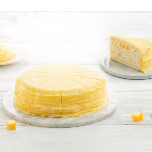 【香甜软糯】芒果千层下午茶，手工现煎千层皮+大块香甜鲜芒 商品图1