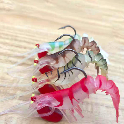 LureGee极限路亚多节跳跳虾仿生虾软虫路亚饵虾形鱼饵鲈鱼鳜鱼饵 商品图0