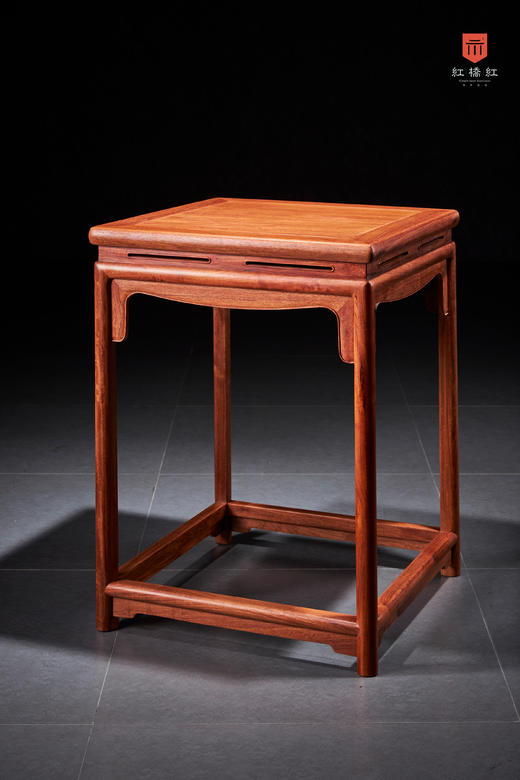 红桥红  家具严选  缅甸花梨（大果紫檀）【宝蕴楼扇形 南官帽椅三件套】 商品图9