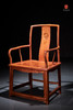 红桥红  家具严选  缅甸花梨（大果紫檀）【宝蕴楼扇形 南官帽椅三件套】 商品缩略图2