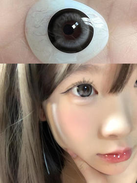 4youthcon 反叛黑灰  14.5mm 美瞳