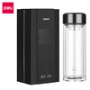 得力17660双层玻璃杯(黑)(个) 商品缩略图0