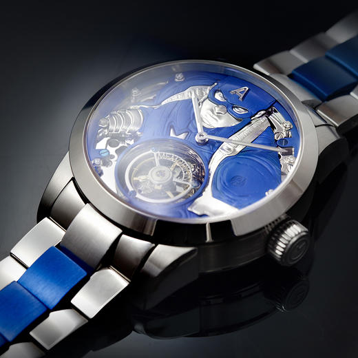 MEMORIGIN万希泉复仇者联盟陀飞轮机械腕表男钢铁侠美国队长手表 商品图1