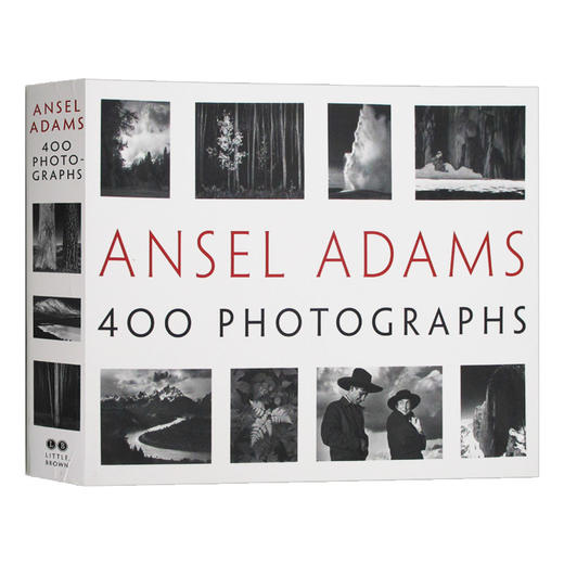 安塞尔亚当斯 英文原版 摄影艺术画册 Ansel Adams 400 Photographs 400幅黑白作品照片 英文版进口原版英语摄影艺术书籍 商品图0