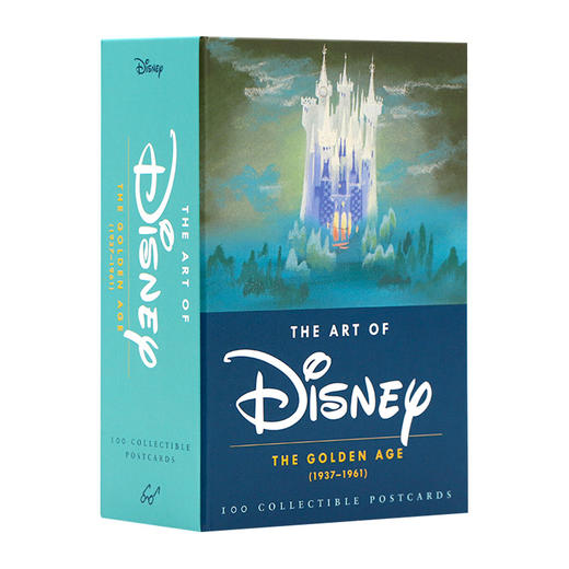 迪士尼珍藏版100张经典动画明信片 英文原版 The Art of Disney The Golden Age 黄金年代 礼盒装 英文版 精装 进口英语艺术类书籍 商品图0