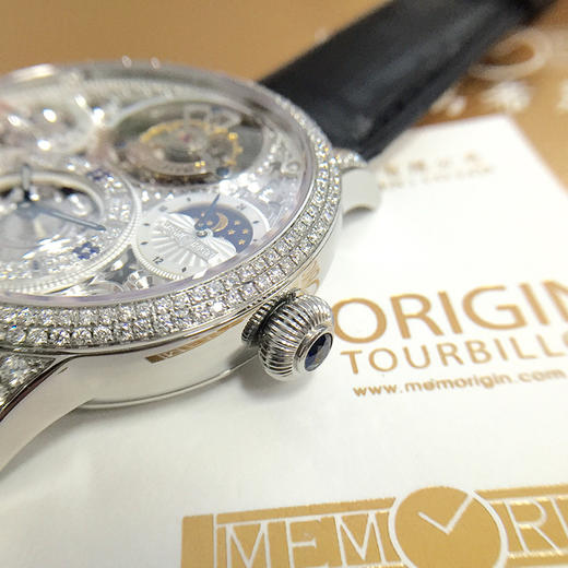 MEMORIGIN 万希泉陀飞轮腕表 星空传奇纯钻系列 商品图3