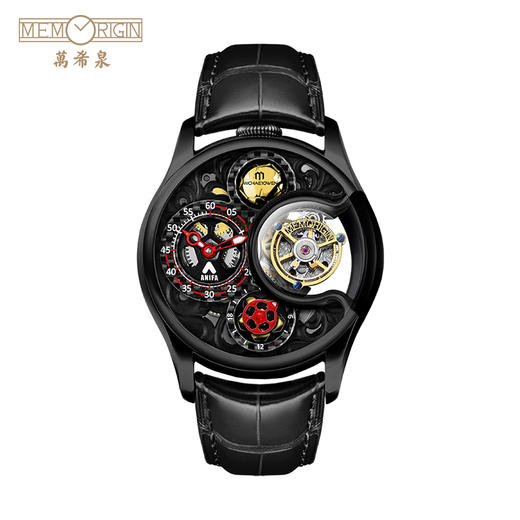 MEMORIGIN万希泉MICHAE1OWEN传奇时刻镂空腕表男士陀飞轮机械手表 商品图0