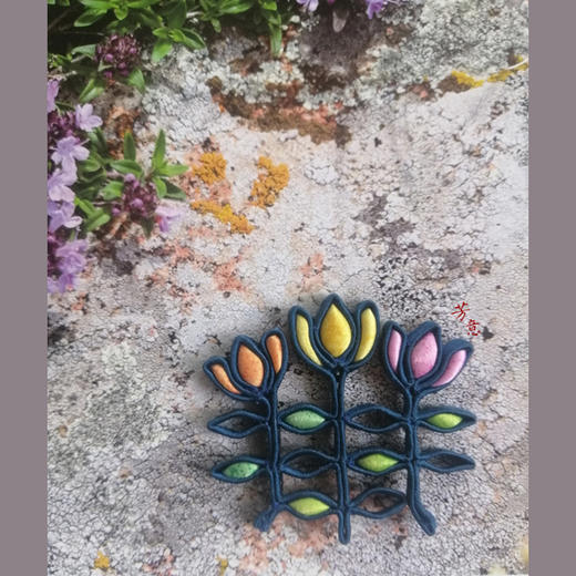 浮世小花盘扣胸针○芳意旗袍 商品图1