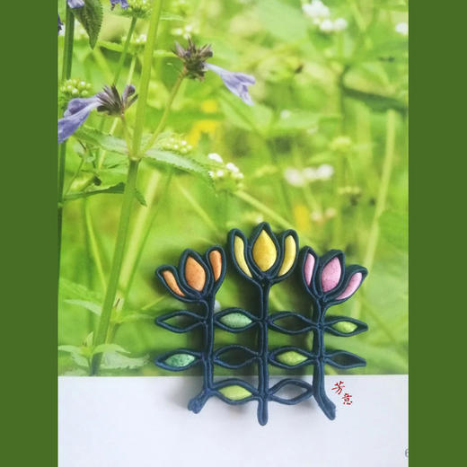 浮世小花盘扣胸针○芳意旗袍 商品图2