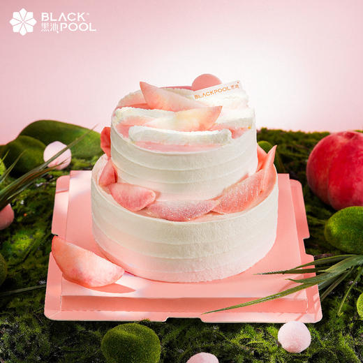 （景程兑换）【海盐桃桃软忌廉 / 草莓芒果双拼软忌廉】水果奶油蛋糕2选1 商品图4