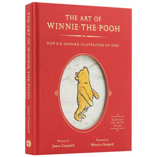 Collins小熊维尼艺术设定集 英文原版 The Art of Winnie the Pooh 维尼熊 E H Shepard 大开本 儿童插画故事书 精装 英文版进口英语书籍 商品图3