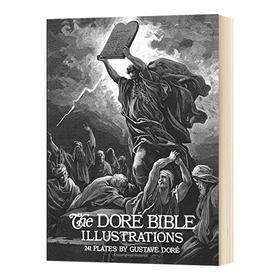 多雷插画黑白版画 英文原版 The Doré Bible Illustrations 英文版进口原版英语艺术类书籍