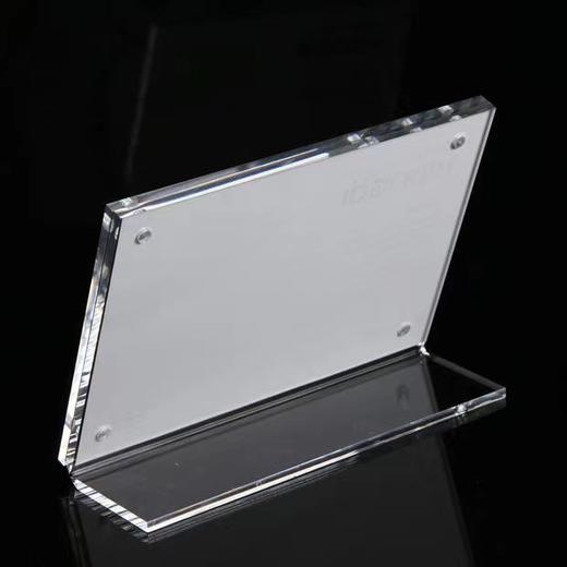 A4横版L型亚克力强磁台签高透明台牌高清广告牌桌牌立牌展示架商品详情告示牌2102971个 商品图3