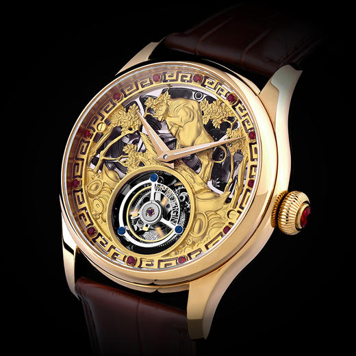 MEMORIGIN 万希泉陀飞轮腕表 机械手表生肖系列牛表 商品图2