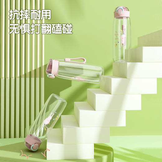 得力17662随手杯(600ML)(弹盖)(彩盒装)(混)(个) 商品图4