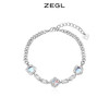 ZEGL设计师闺蜜系列紫色爱心蝴蝶手链女ins小众设计2022新款手饰 商品缩略图3