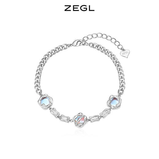 ZEGL设计师闺蜜系列紫色爱心蝴蝶手链女ins小众设计2022新款手饰 商品图3