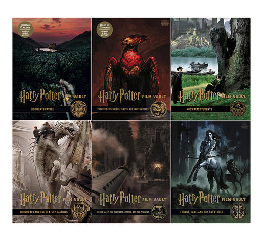 1-6哈利波特电影回顾设定集1-6册 英文原版 Harry Potter The Film Vault Volume魔法石 魂器与死亡圣器 进口英语书籍 商品图0