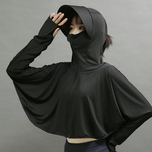 遮阳帽+口罩+冰袖+防晒衣四合一 商品图3
