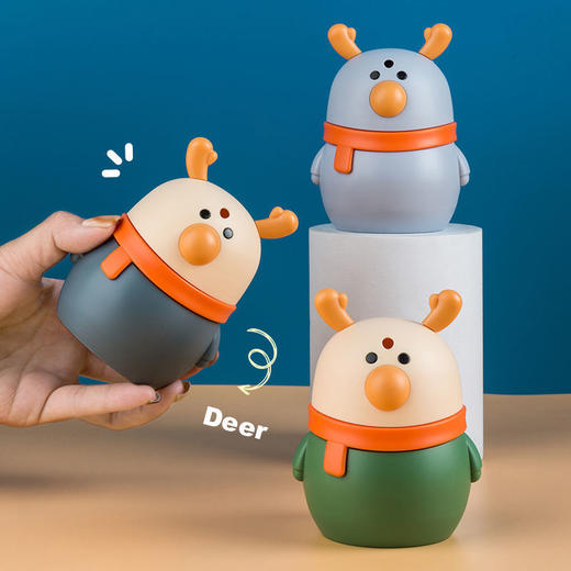 创意牙签盒家用按压式自动弹出创意卡通轻奢时尚客厅便携式牙签筒 商品图3