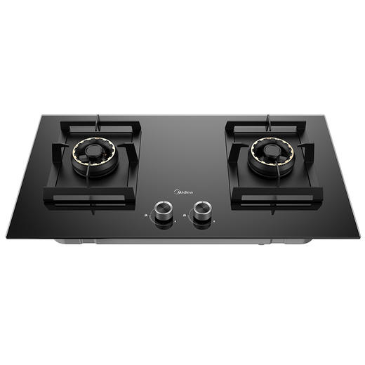 美的(Midea)（509534
） 燃气灶 嵌入式 灶具 钢化玻璃 燃气灶双灶家用5.0KW大火力黑晶宽面板台嵌两用双灶 JZT-Q67 商品图0