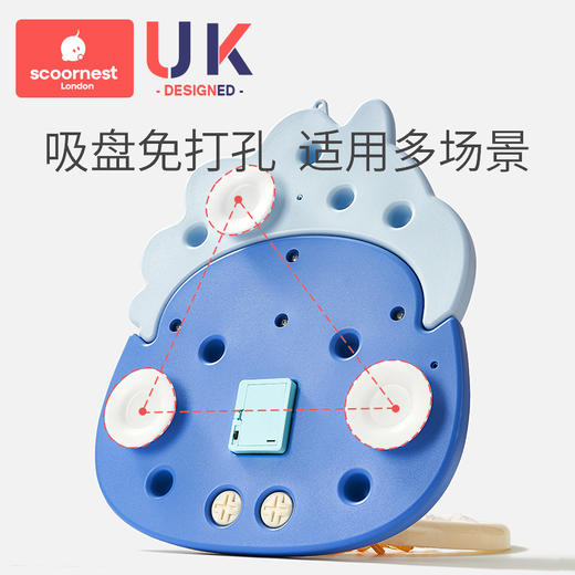 科巢篮球架儿童篮球框室内投篮挂式1一3岁2宝宝家用球类玩具男孩 商品图1