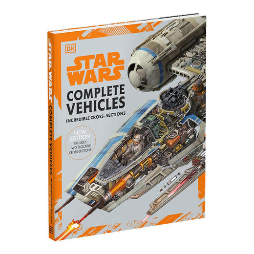 星球大战战舰大全设定集 英文原版 Star Wars Complete Vehicles New Edition 载具横截面透视图设定合集 英文版进口英语书籍 商品图0