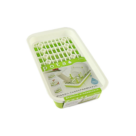 日本 多功能餐具沥水托盘 10柱 可用于碗碟茶杯架 商品图3