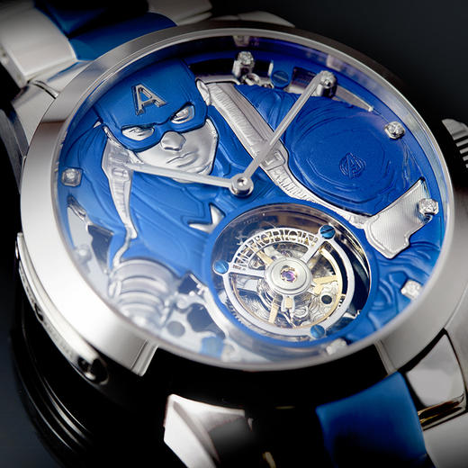 MEMORIGIN万希泉复仇者联盟陀飞轮机械腕表男钢铁侠美国队长手表 商品图4
