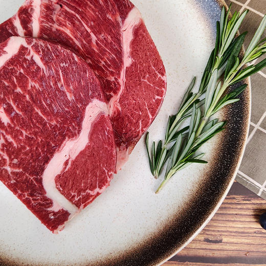 【5-10片厚切 1.8-3.6斤】谷饲安格斯上脑牛排900-1800克 原肉原切 脂肪白润 鲜香味美 可煎可烤 商品图2