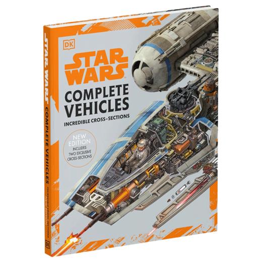 星球大战战舰大全设定集 英文原版 Star Wars Complete Vehicles New Edition 载具横截面透视图设定合集 英文版进口英语书籍 商品图1