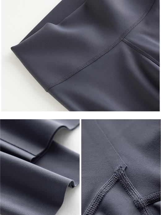 lulu原厂瑜伽裤女高腰提臀外穿紧身九分弹力鲨鱼皮四季健美打底裤 商品图3