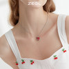 ZEGL设计师樱桃系列红色爱心项链女轻奢小众高级设计感锁骨链配饰 商品缩略图2