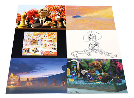 皮克斯的艺术1 100张珍藏动画明信片 英文原版 Art of Pixar Animation Studios Postcards 迪斯尼动画明星周边 英文版进口英语书 商品图3