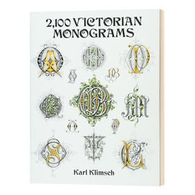 2100种维多利亚字体 英文原版 2100 Victorian Monograms 英文版进口原版英语书籍