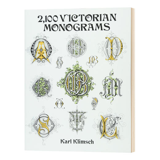 2100种维多利亚字体 英文原版 2100 Victorian Monograms 英文版进口原版英语书籍 商品图0