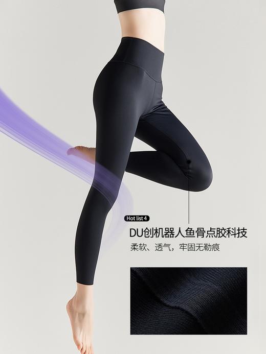 lulu原厂瑜伽裤女高腰提臀外穿紧身九分弹力鲨鱼皮四季健美打底裤 商品图1