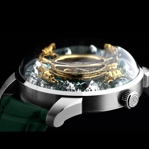 MEMORIGIN万希泉 陀飞轮盛唐六俊腕表 银色 商品图3