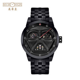 MEMORIGIN万希泉陀飞轮星球大战腕表凯洛伦黑武士法斯玛队长手表