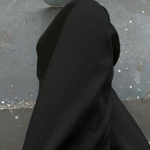 RDFS288新款时尚气质休闲宽松高腰垂感褶皱直筒阔腿裤 商品图1