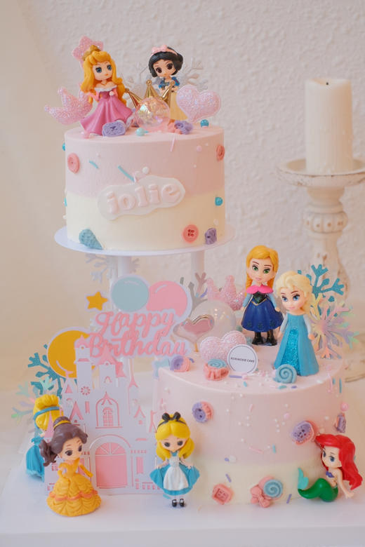 悬浮蛋糕 | 粉色1周岁宝宝（默认火芒夹心，如需其他请在订单备注） 商品图0