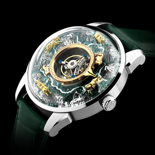 MEMORIGIN万希泉 陀飞轮盛唐六俊腕表 银色 商品图1