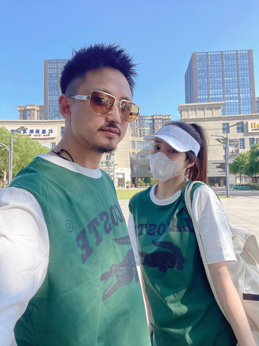 Lacoste情侣款T恤 商品图0