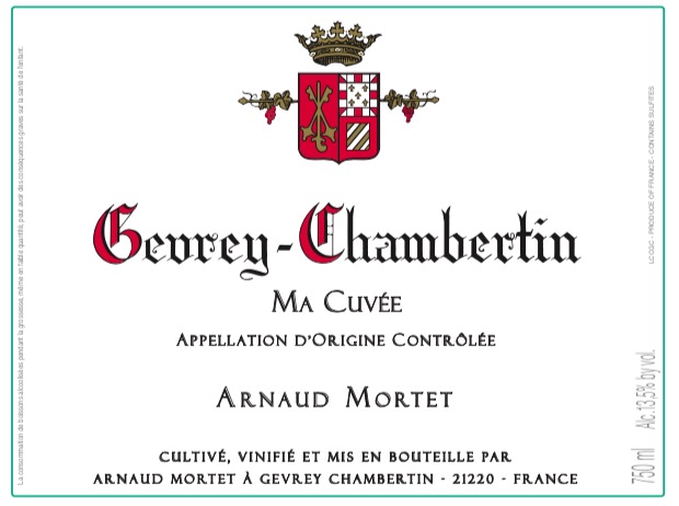 2019 Arnaud Mortet, Gevrey-Chambertin Ma Cuvee【闪送】（65折）