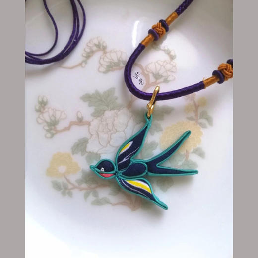 春燕盘扣吊坠项链○芳意旗袍 商品图2