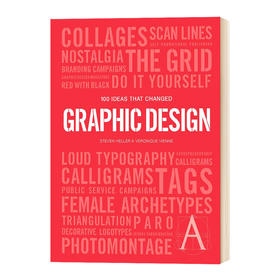 改变平面设计的100个创意 袖珍版 英文原版 100 Ideas that Changed Graphic Design 全英文版 进口原版英语书籍