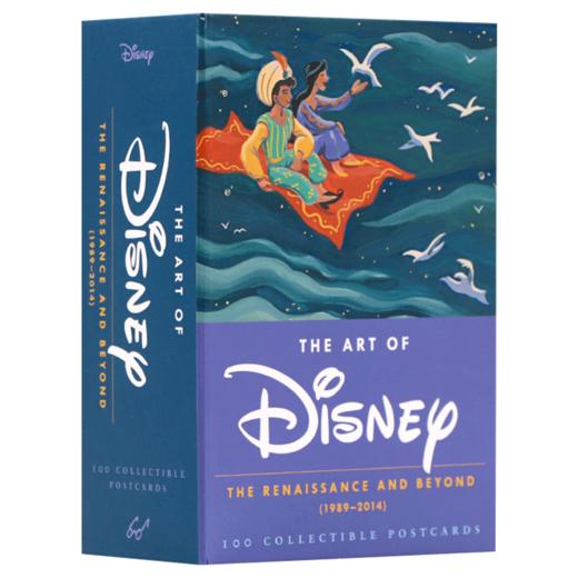 迪士尼经典动画明信片100张礼盒装 英文原版 The Art of Disney Postcards 复兴时期 艺术风格文创周边 英文版进口原版英语书籍 商品图4