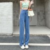 【HEY+JEANS】真正的凉感裤 天丝冰感 超柔软 超薄 阔腿牛仔裤 哈伦裤 商品缩略图0